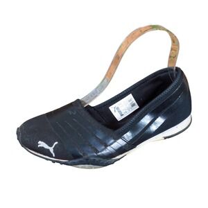 Puma Asha Alt 2 Shine Women Walking Ballet Flat Size 7 Black Synthetic Mesh